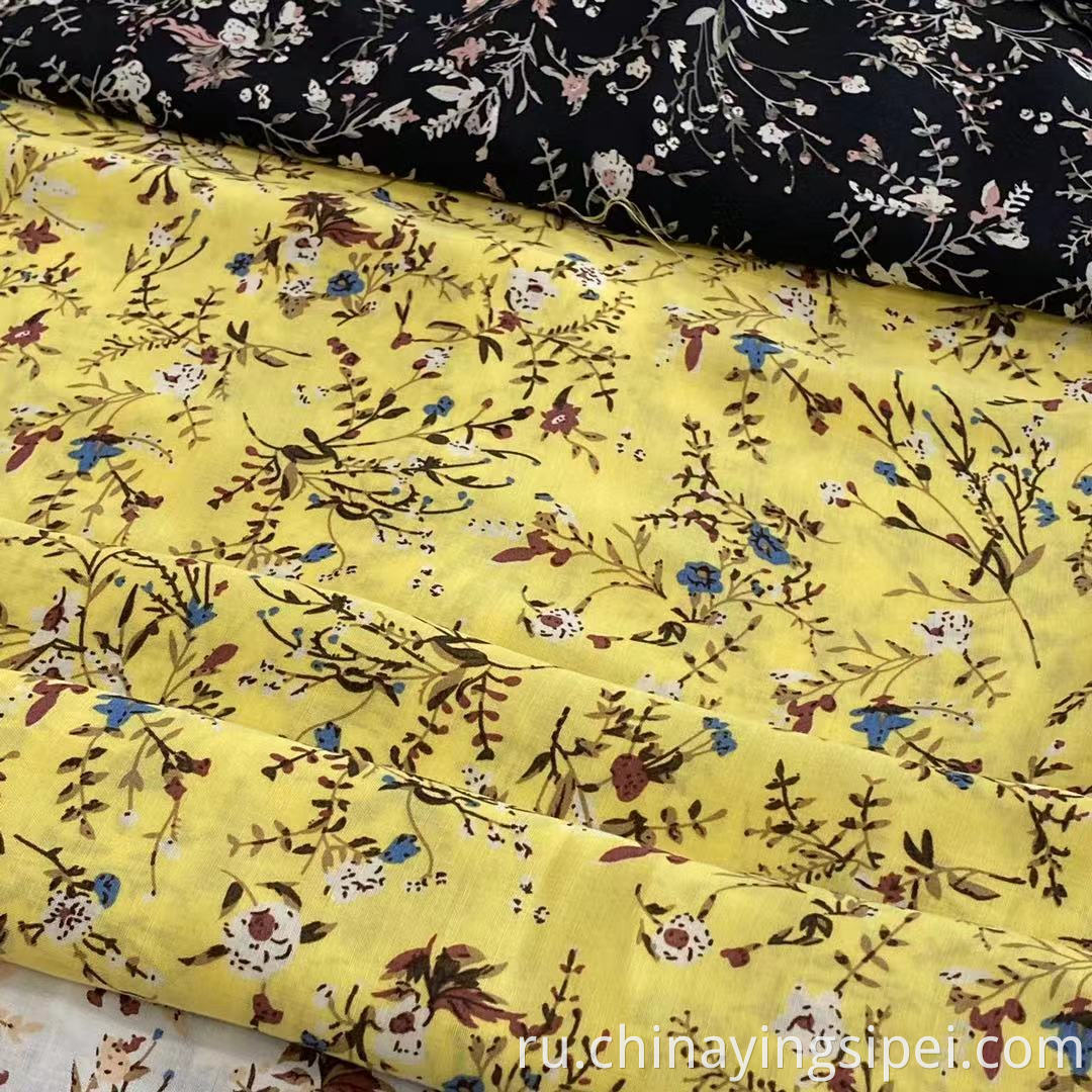 ISP Textlie Challis 45S*45S Текстиль SPUN 100% Rayon Printed Fabric Производитель цифровой печати производитель